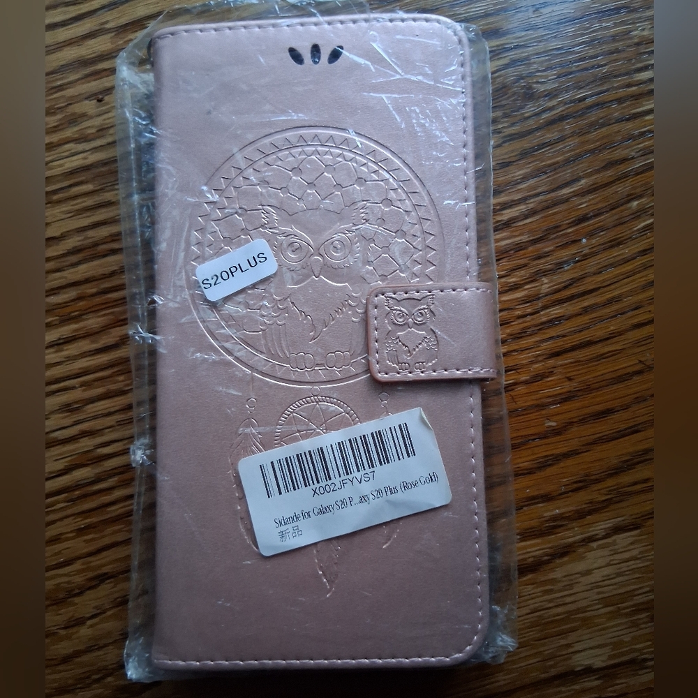 Pink Owl Embossed Phone Case